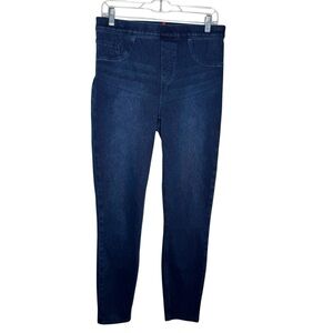 SPANX / dark blue wash Jean-Ish legging jeans / L